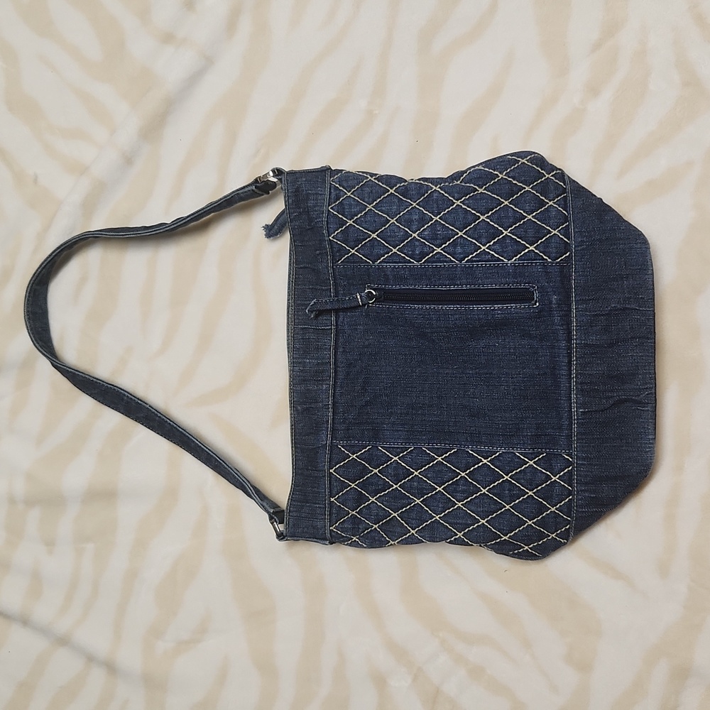 Vera Bradley Blue Jeans Bucket Bag